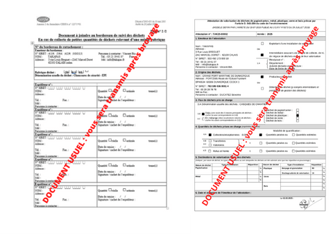 Documents traçabilité